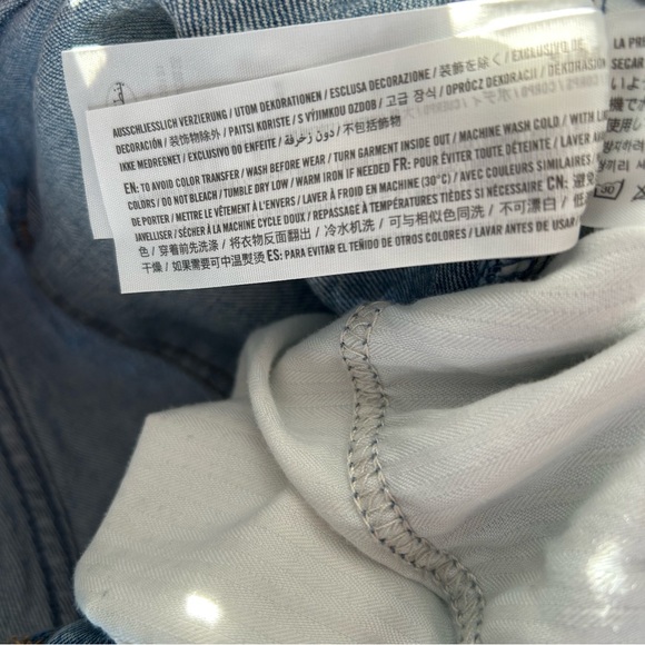 Abercrombie & Fitch Women Sz 31/12 90s Straight Ultra High Rise light wash jean - Picture 11 of 14